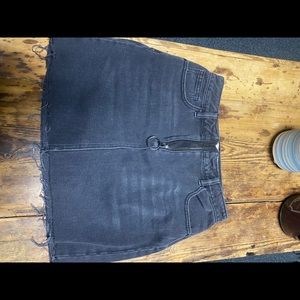 pacsun black bean skirt